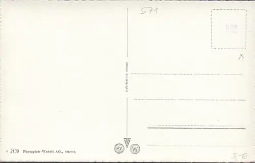 Schweiz, Zürich, Utoquai und Quaibrücke, ungelaufen