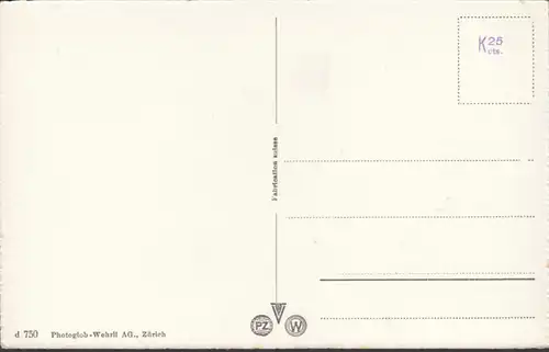 Schweiz, Luzern und Umgebung, Geo Karte, ungelaufen