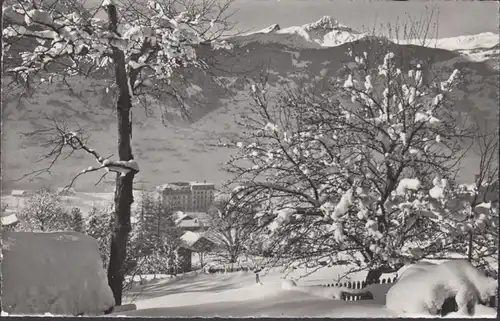 Grindelwald, Hotel Belvédère im Winter, gelaufen 1959