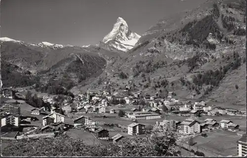 Zermatt, Matterhorn, Cervin, gelaufen 1966