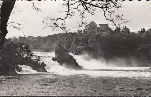 Laufen-Uhwiesen, Rheinfall mit Schloss Laufen, ungelaufen