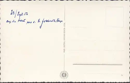 Suisse, Wilhelm Tell, carte multi-images, inachevée- date 1956