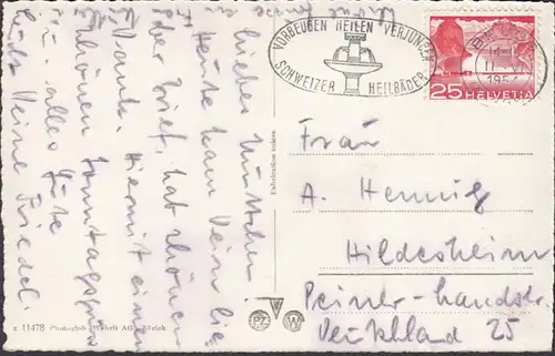 Aargau, Brugg, Kasernen, gelaufen 1954