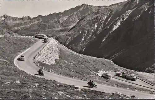 Uri, Valle Tremola, Strada del Gottardo, Gotthardstrasse, couru en 1959