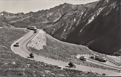 Uri, Valle Tremola, Strada del Gottardo, Gotthardstrasse, gelaufen 1959