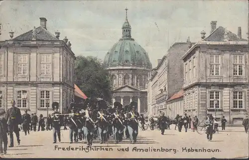 Kobenhavn, Frederikskirken ved Amalienborg, gelaufen 1911