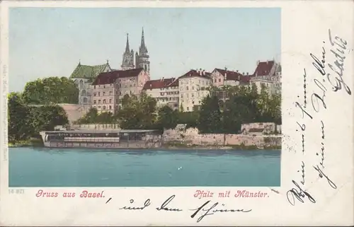 Gruss de Bâle, Pfalz et Münster, couru 1901