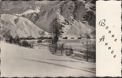 Bonne Annee, Images de chez nous en hiver, circulé 1957