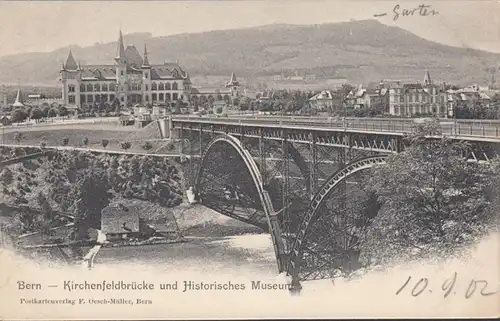Berne, pont de l'église et musée historique, inachevé- date 1902