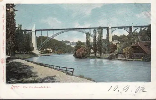 Bern, Die Kornhausbrücke, ungelaufen- datiert 1902