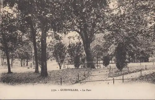 CPA Guebwiller, Le Parc, non circulé- daté 1946