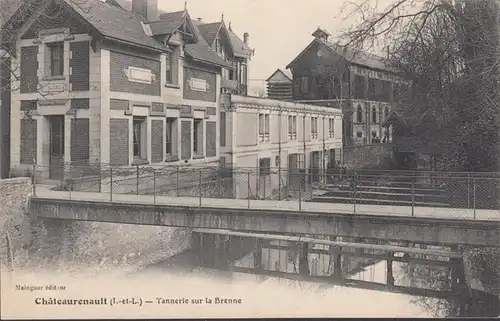 CPA Château-Renault, Tannerie sur la Brenne, non circulé
