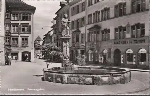 AK Schaffhausen, Fronwagplatz, Glarner & Co. Kaufhaus, ungelaufen
