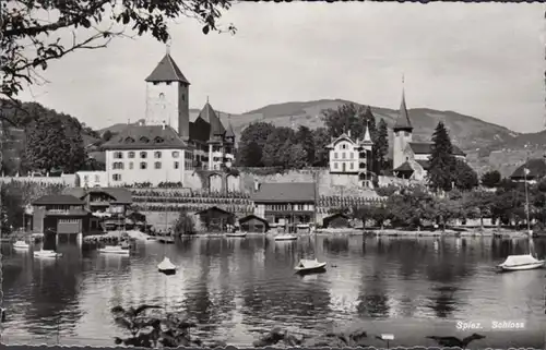 Bern, Spiez, Schloss, Foto AK, ungelaufen