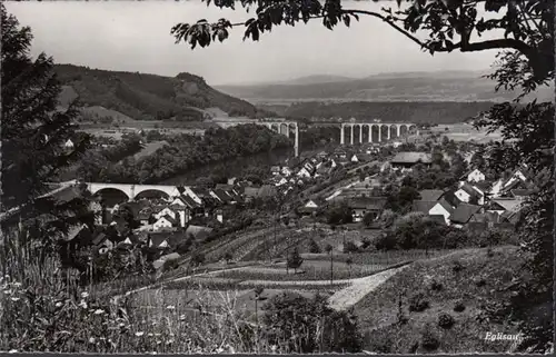 Zurich, Eglisau, vue panoramique avec ponts, incurvée