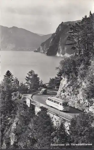 Uri, Axenstrasse sur le lac de Querwaldstätter, couru en 1959