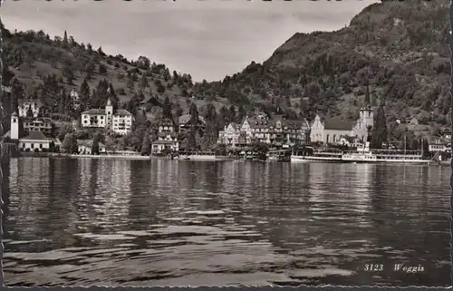 Weggis, Stadtansicht, ungelaufen