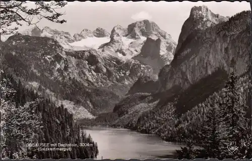 Gosau, Gosausee mit Dachstein, gelaufen 1965