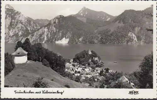 Traunkirchen mit Kalvarienberg, gelaufen 1953