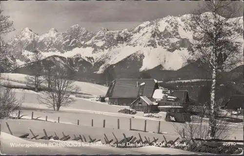 Wintersportplatz Rohrmoos mit Dachstein, gelaufen