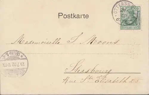 Zabern, Gross Geroldseck, couru en 1902