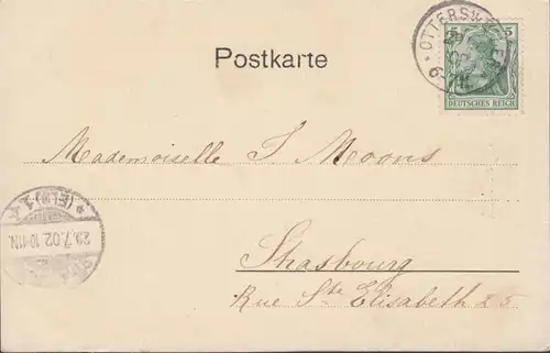 Zabern, Gross Geroldseck, gelaufen 1902