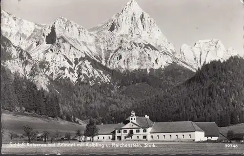 Admont, Schloss Kaiserau mit Kalbling und Reichenstein, ungelaufen