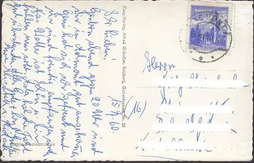 Gesäuse, Reichenberggruppe, gelaufen 1960
