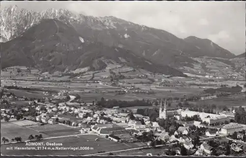 Admont mit Hexenturm und Natterriegel, gelaufen 1961