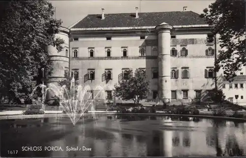 Spittal an der Drau, Schloss Porcia, gelaufen 1957