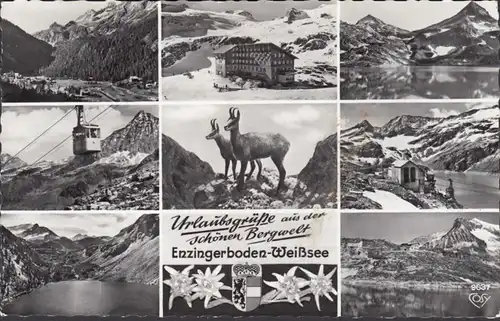 Salutation de la belle Enzingerboden-Lac blanc, multi-image, incurvée