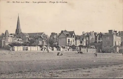 Saint-Pair-sur-Mer, Vue générale, Plage Saint Nicolas, gelaufen