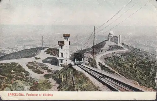 Barcelone, Funicular al Tibidabo, couru