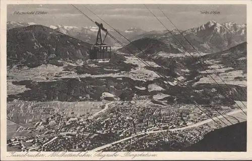 Innsbrucker Nordkettering, Seegrube, Bergstation, couru en 1935