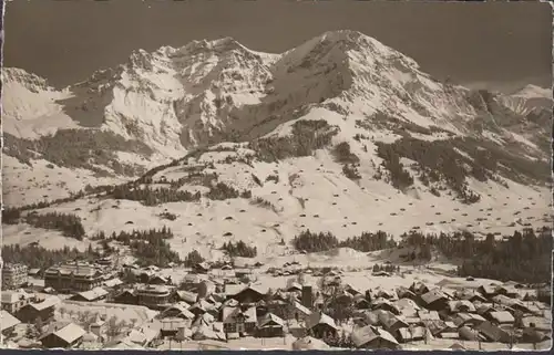 Adelboden mit Gross Lohner, gelaufen 1935