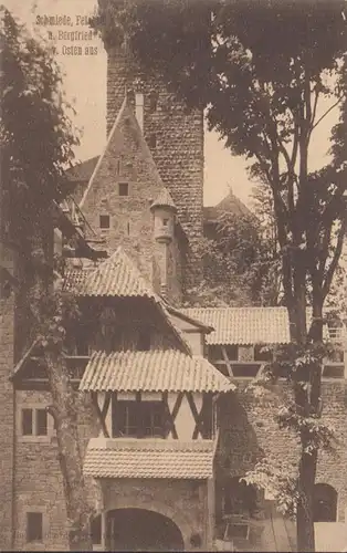 Orschwiller, Hoh- Königsbourg, forgeage, construction rocheuse, Bergfried, couru en 1906