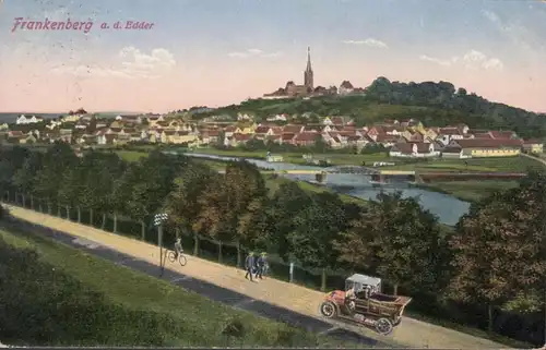 Frankenberg a.d. Eder, vue de la ville, couru 1918