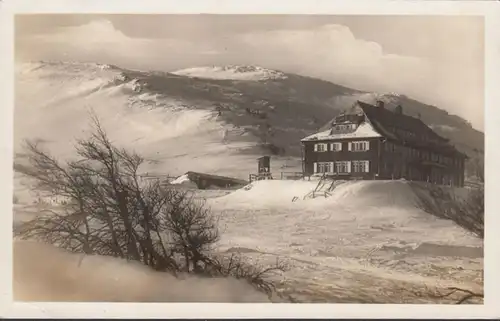 Hôtel du Grand Ballon en hiver, inachevé- date 1930