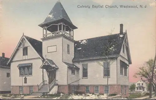 New Jersey, Westwood, Calvary Baptist Church, ungelaufen