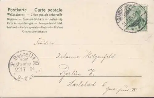 Garde, Porte de la Merde Salz, couru en 1904