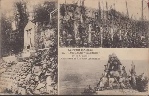 Hartmannswillerkopf, Monument et Cimetière Allemands, non circulé