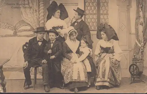 Familie Alsacienne, Costume National, gelaufen 1915