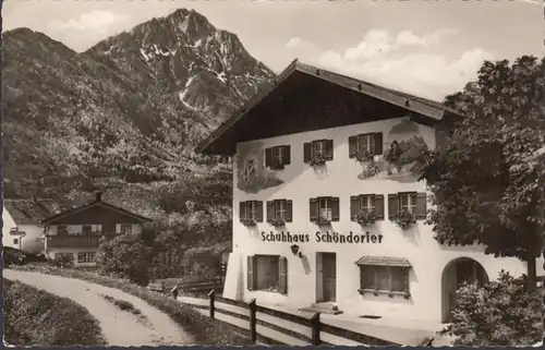 Piding, Schuhhaus Schöndorfer, gelaufen 1959