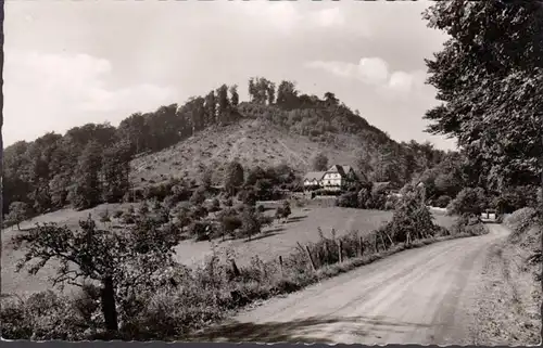 AK Margarethenhöhe, Hotel Löwenburger Hof, gelaufen 1960