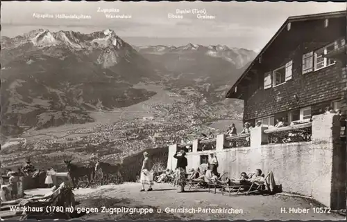 Garmisch-Partenkirchen, Wankhaus gegen Zugspitze, ungelaufen