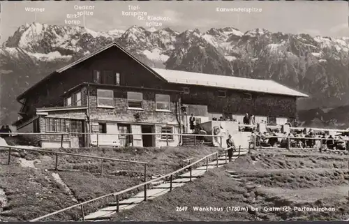 Garmisch-Partenkirchen, Wankhaus, gelaufen 1961