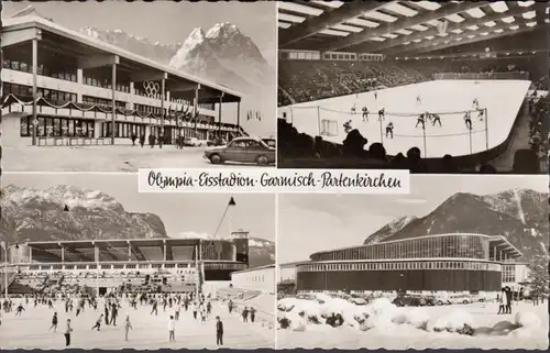 Garmisch, Olympia Eisstadion, Mehrbild, ungelaufen