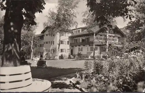 Garmisch-Partenkirchen, Hotel Pension Leiner, gelaufen 1965