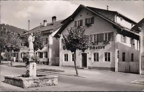 Garmisch, Gasthof Zum Schatten, gelaufen 1958