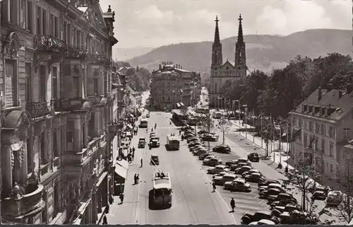 Baden-Baden, Augustplatz, tram, couru